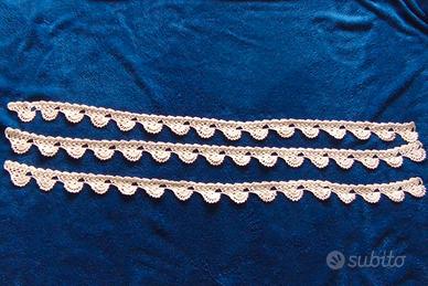 Pizzo per bordare in cotone fatto a mano