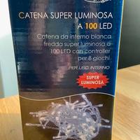 CATENA LUCI LED NATALIZIE