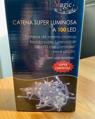 CATENA LUCI LED NATALIZIE