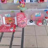 peluche e prodotti dì S. Valentino