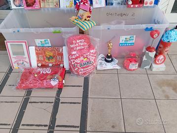peluche e prodotti dì S. Valentino