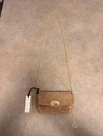 Borsa Beige Scamosciata Nuova