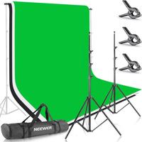 Kit Fondale NEEWER 2,6×3m (Bianco/Nero/Verde)