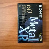 Cassetta Audio vergine Sony Metal 60' NUOVO