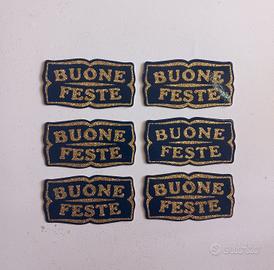 100 cartoncini con scritta BUONE FESTE 