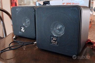 Pyle Home - Coppia di altoparlanti a cubo