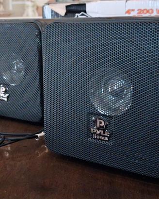 Pyle Home - Coppia di altoparlanti a cubo