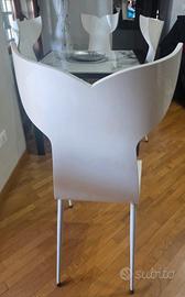Sedie in legno bianco 