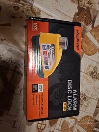 Allarm disc lock con sensore di movimento 
