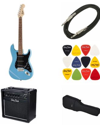 Squier Sonic Strat LRL California con tutte le att