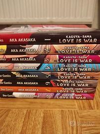 Manga: Kaguya-Sama Love is War volumi 1 a 8