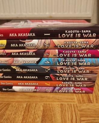 Manga: Kaguya-Sama Love is War volumi 1 a 8
