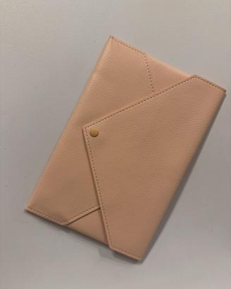 Pochette Dodo Porta Documenti Pelle Rosa Nuova
