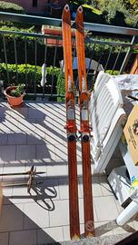 Scii d'epoca anni '50 Freyrie + bastoncini Garmont