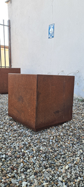 Fioriera in corten