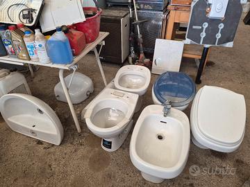 sanitari wc water bidet lavandino cassetta acqua 