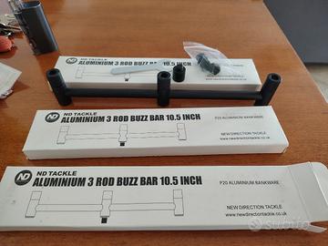 Coppia Buzz Bar 3 Canne 10.5" Alluminio P20 - NU