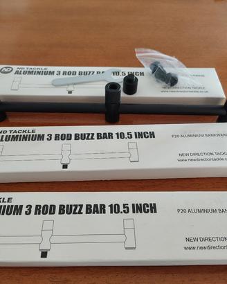 Coppia Buzz Bar 3 Canne 10.5" Alluminio P20 - NU