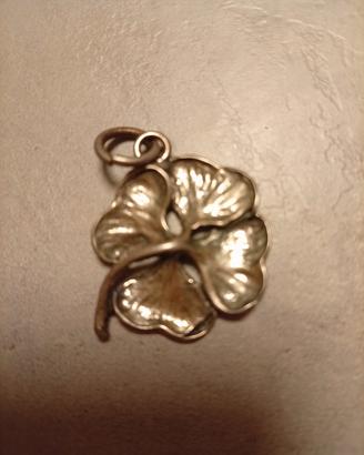 ciondolo argento 925 quadrifoglio Giovanni Raspini