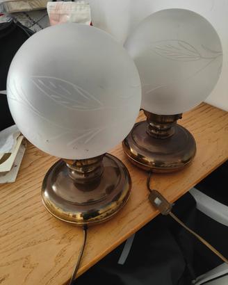 Coppia Lampade da Tavolo vintage 