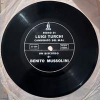 La voce di Mussolini 33 giri