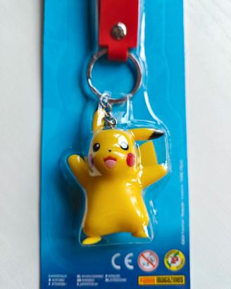 Portachiavi Pikachu Originale Pokémon Panini NUOVO