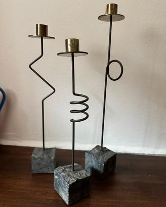 Set 3 Portacandele Vintage IKEA -