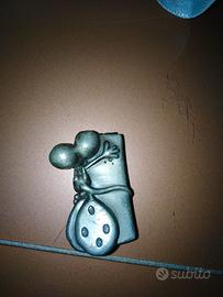 Lettera diddle I accessorio portachiave