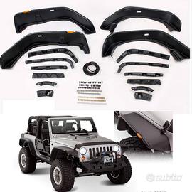 Parafanghi flat per jeep wrangler jk e jku