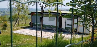 Lotto edificabile + roulotte arredata+ terra agr