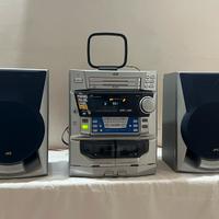 Stereo JVC MX-J30 con Casse - AUX / CD / Radio FM