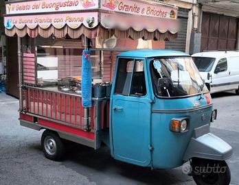 ape Piaggio gelateria ambulante 
