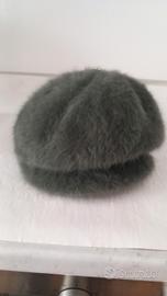 Cappello lana made Great Britain - verde bottiglia