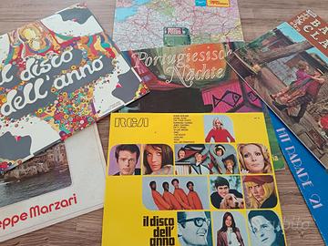 Sette 33 giri degli anni Sessanta e Settanta 