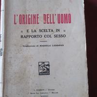 Libro di Carlo Darwin - L'ORIGINE DELL'UOMO