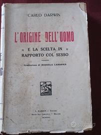 Libro di Carlo Darwin - L'ORIGINE DELL'UOMO