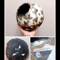 Vaso Emilio Alberti firmato e numero collezione