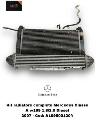 KIT RADIATORI MERCEDES Classe A W169 3° Serie A16