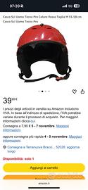 Casco sci tecnopro base bianco uomo L