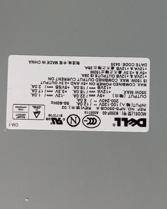 Alimentatore Dell N350P-00 completo di cavi