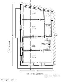 Appartamento mq.100 primo piano