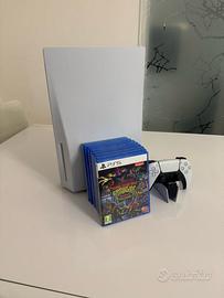 PS5 825 GB + Dock di ricarica controller + Giochi