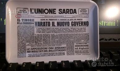 Posacenere anniversario bakelite Unione Sarda
