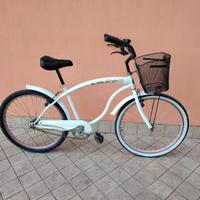 Bicicletta da 26 all'americana con cesto