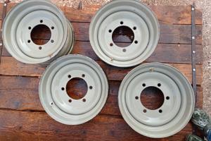 Cerchi in ferro per rimorchio agricolo