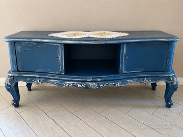 Set di 4 mobili stile shabby con dettagli argento