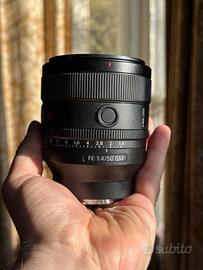 obiettivo sony 50mm f1.4 gm nuovo, mai usato