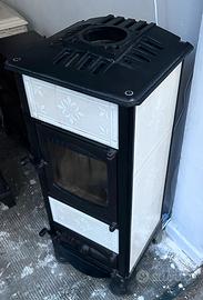 Stufa a legna CASTELMONTE come nuova da 8KW