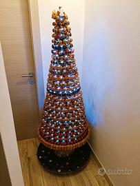 Albero di natale  artigianale con tappi di sughero