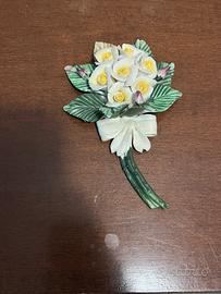 Bouquet di rose Carlo Savastano Stile Capodimonte